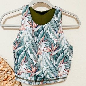 Bird of paradise crop top